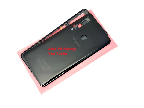 Samsung Galaxy A9 A920 2018 KASA Arka Pil Batarya Kapağı SİYAH
