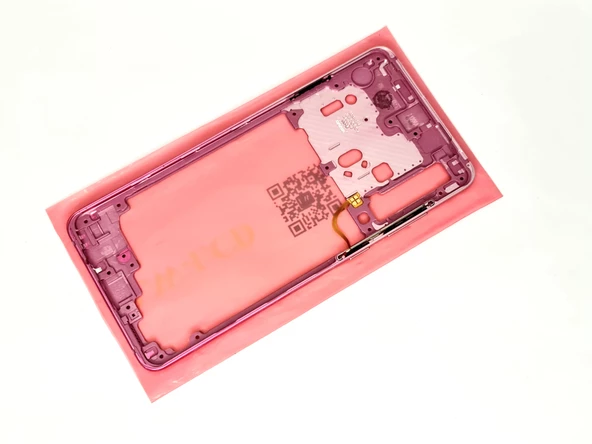 Samsung Galaxy A9 A920 2018 KASA Arka Pil Batarya Kapağı PEMBE - Resim 3