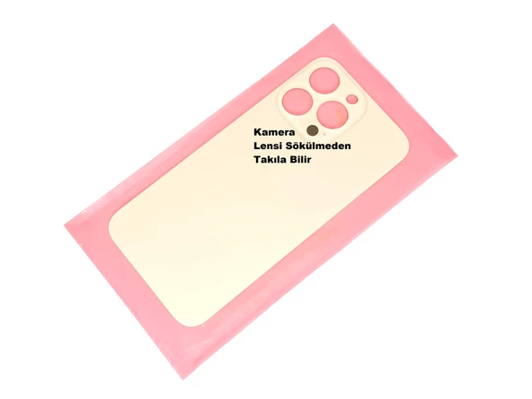 iPhone 13 PRO Arka Pil Batarya Kapağı (CAM) Gold