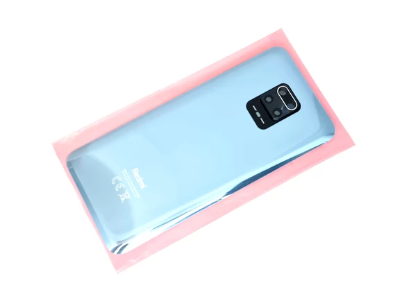 Xiaomi Redmi NOTE 9 PRO Arka Kapak Batarya Kapağı (Cam Kamera Camı) Gri - 1