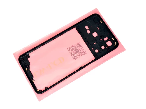 Oppo A16 kasa Arka Pil Batarya Kapağı SİYAH - Resim 3