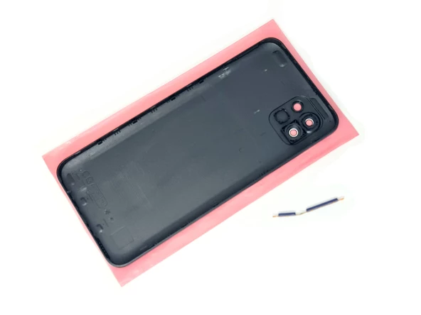 Samsung Galaxy A03 Sm A035 kasa Arka Pil Batarya Kapağı Siyah - Resim 2