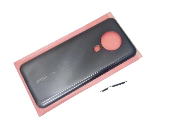 Tecno Spark 6 (KE7) KASA Arka Pil Batarya Kapağı SİYAH