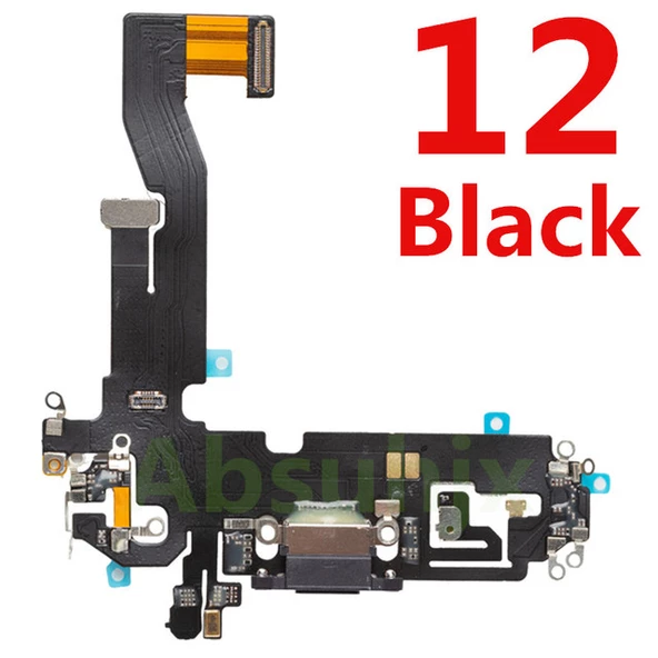 iPhone 12 FULL Şarj Soketi (SİYAH) ürün görseli 1