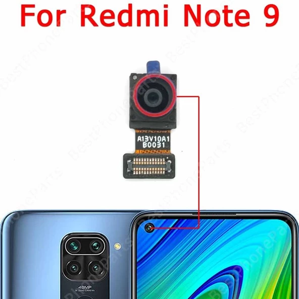 Xiaomi Redmi NOTE 9  Ön Kamera Orj