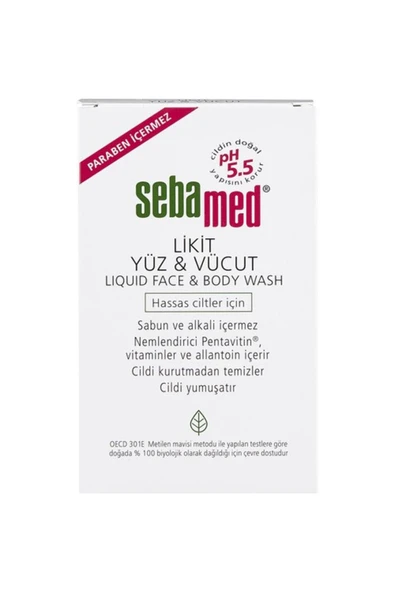 SEBAMED Likit Yüz & Vücut Temizleyici 200 ml 4103040115362 - 5