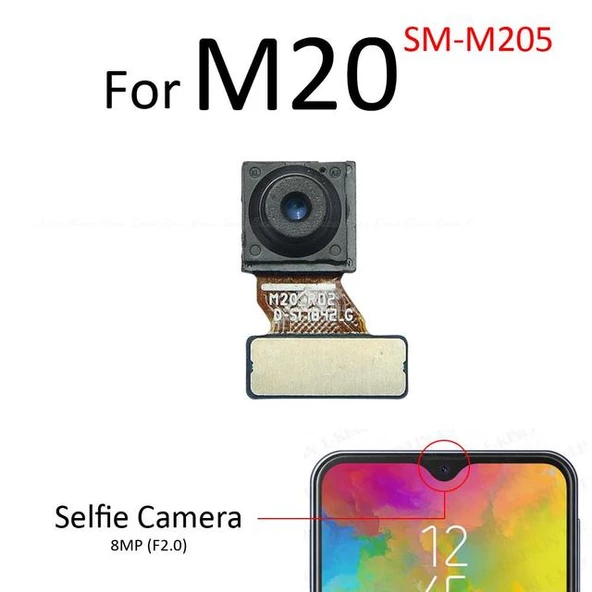 Samsung Galaxy M20 Ön Kamera (Orjinal)