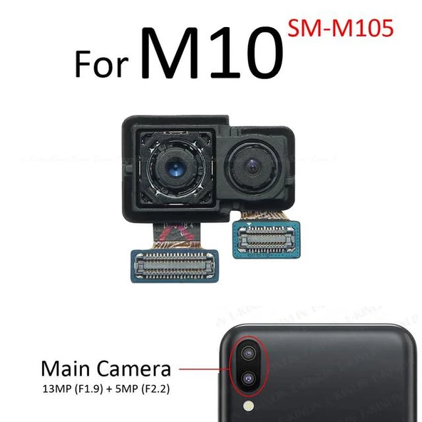 Samsung Galaxy M10 Arka Kamera (Orjinal)