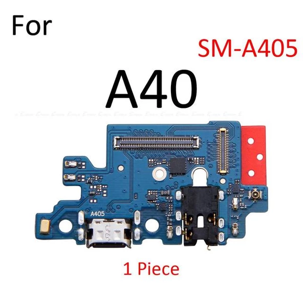 Samsung Galaxy A40 FULL ORJ Şarj Soketi Kulaklık Soketi