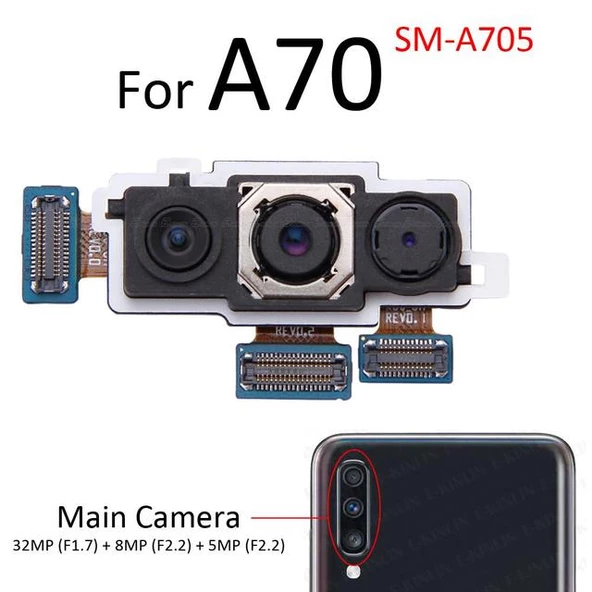 Samsung Galaxy A70 Arka Kamera (Orjinal)