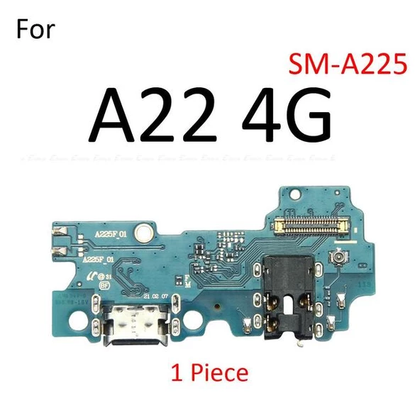 Samsung Galaxy A22 4G FULL ORJ Şarj Soketi Kulaklık Soketi