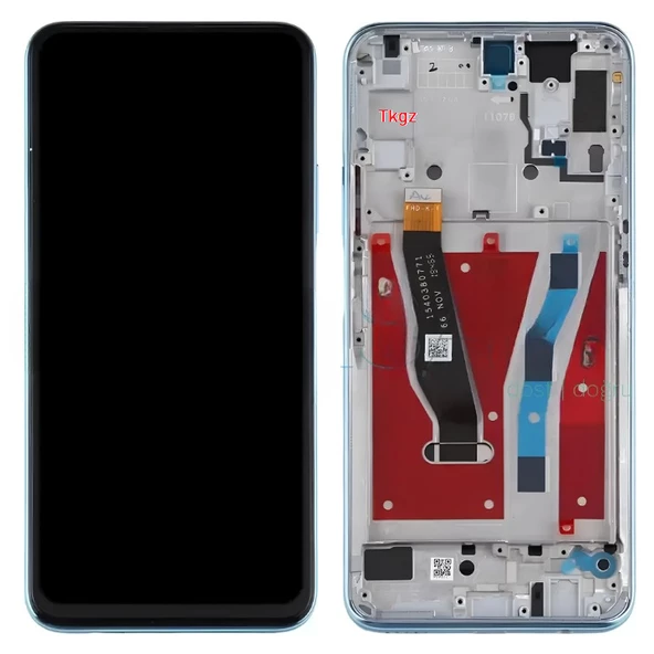 Huawei Uyumlu P Smart PRO Lcd Ekran Dokunmatik Orijinal Kalite ÇITALI MAVİ
