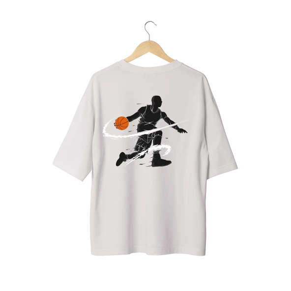 Wicold Basketbol Baskılı Oversize T-Shirt