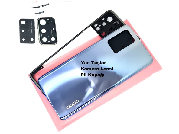 Oppo A74 ORJ kasa Arka Pil Batarya Kapağı MAVİ ürün görseli 1