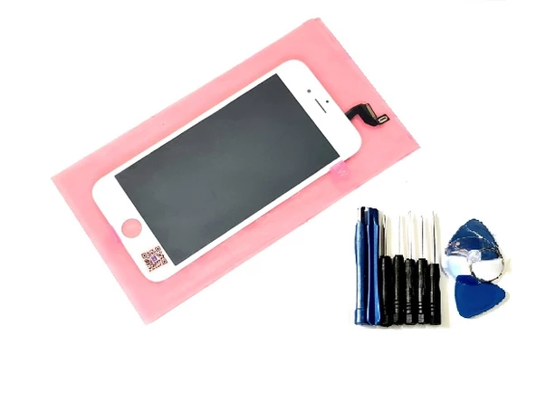 iPhone 6S Lcd Ekran dokunmatik (LW Marka Tamir SETİ) BEYAZ ürün görseli 1