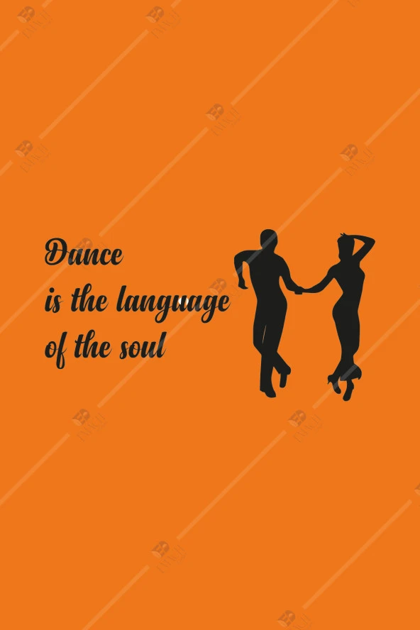 Dance Is The Language Of The Soul Duvar Dekor Hediyelik Eşya Ahşap Tablo - 3