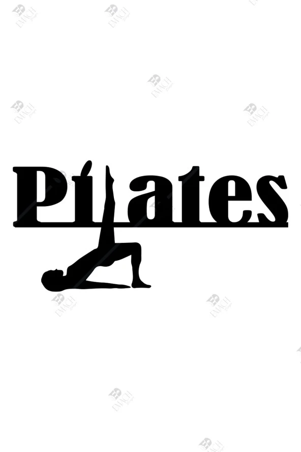 Pilates Duvar Dekor Hediyelik Eşya Ahşap Plates Tablo - 2