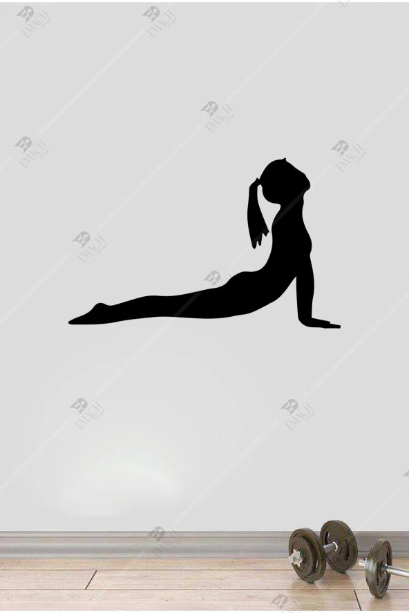 Fit Ve Motive Olmuş Fitness Kız Ahşap Duvar Dekor Tablosu