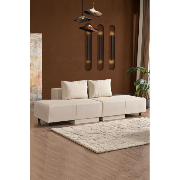 Kagu CORNER POLY-M KÖŞE TAKIMI-KANEPE-YATAK-DİNLENME 4 FARKLI MODEL TEK MODÜL - 4