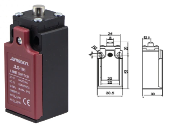 JAMESON JLS 101 Limit Swıtch Ayarlanabilir Metal Makaralı Çift Yöne