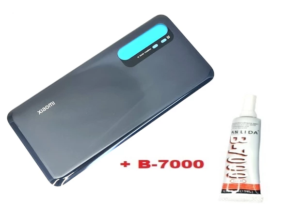 Xiaomi Mi NOTE 10 Lite Arka Kapak Batarya Pil Kapağı (CAM+B-7000) SİYAH - 1