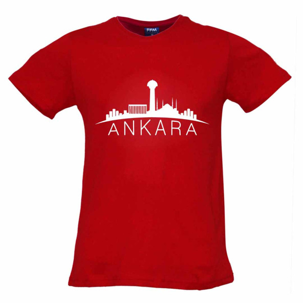 FFM İSTANBUL ANKARA BASKILI BASIC T-SHIRT