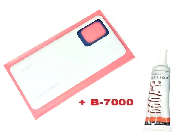 Xiaomi Mİ 11 T PRO Arka Kapak Batarya Pil Kapağı (CAM+B-7000) BEYAZ ürün görseli