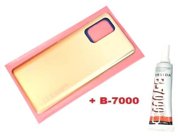 Xiaomi Redmi NOTE 10 PRO (4G) Arka Pil Batarya Kapağı (CAM+B-7000) GOLD