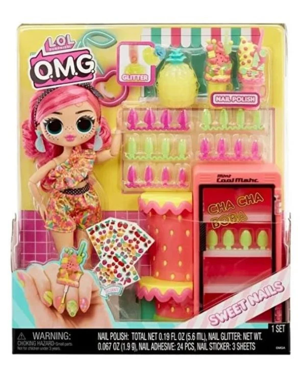 L.O.L. Surprise Sweet Nails OMG Pinky Pops Meyve Dükkanı
