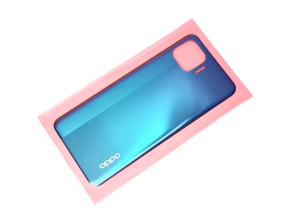 Oppo Reno 4 Lite Arka Kapak Batarya Pil Kapağı (B-7000) MAVİ - Resim 2