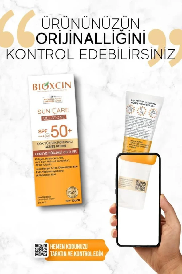 Bioxcin Sun Care Melatone Lekeye Eğilimli Ciltler İçin Güneş Kremi 50 ml - 3