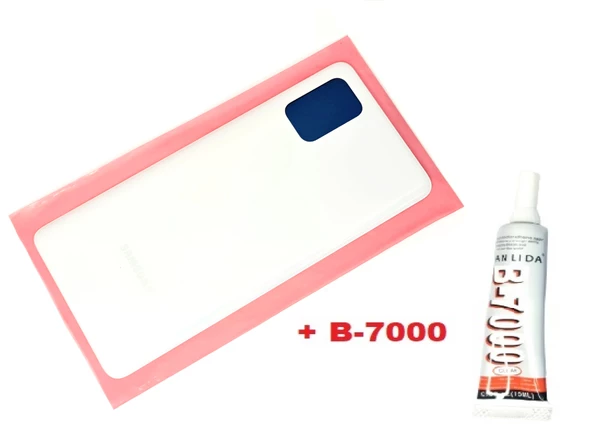 Samsung Galaxy A71 A715 Arka Pil Batarya Kapağı (B-7000) BEYAZ - 1