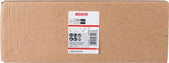 Bosch - Ekonomik Seri Yassı Keski SDS-Plus 250*20 mm 10'lu - 2