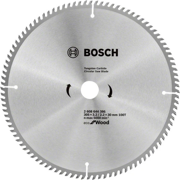 Bosch - Optiline Eco Serisi Ahşap için Daire Testere Bıçağı 305*30 100 Diş