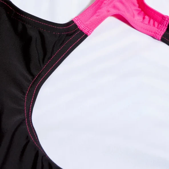 SPEEDO KIZ ÇOCUK YÜZÜCÜ MAYOSU DIGI PLMT SPBK JF BLACK PINK 8-00262716801 YZM - 5