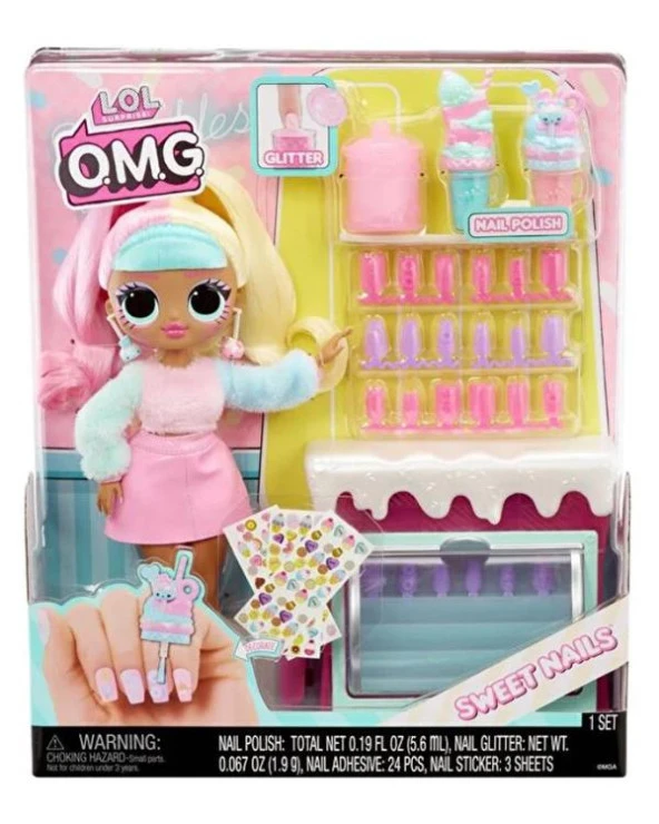L.O.L. Surprise Sweet Nails OMG Candylicious Sprinkles Tatlı Dükkanı