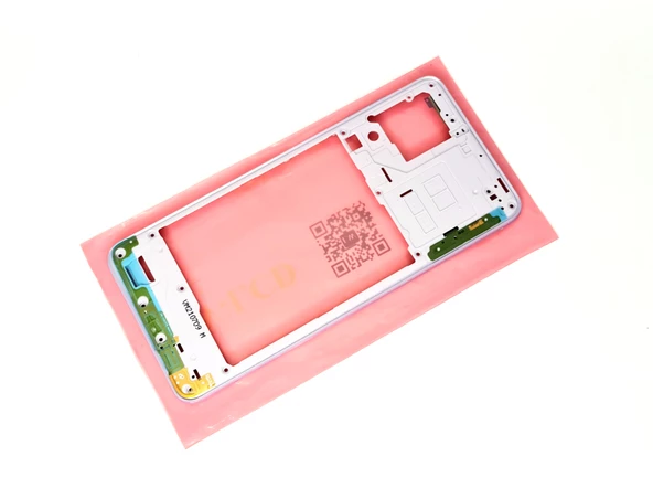 Samsung Galaxy A22 A225 4G FULL ORJ KASA Aka Pil Batarya Kapağı (TAMİR SETİ) MAVİ - Resim 4