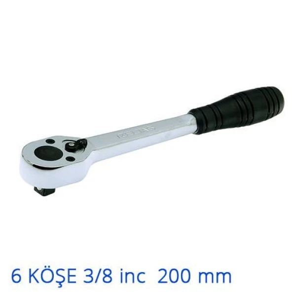 İzeltaş Cırcır Kolu 6 Köşe 3/8'' 200 Mm ürün görseli 1