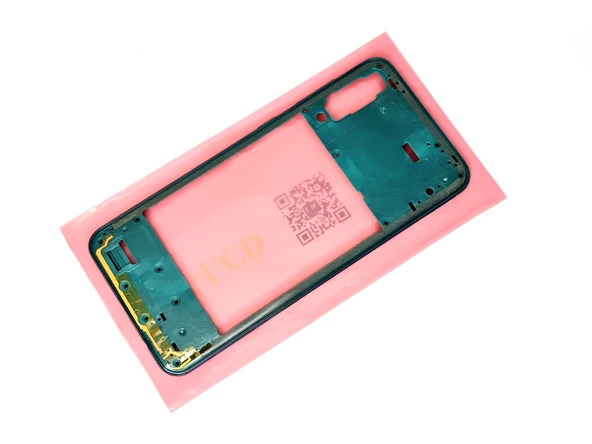 Samsung Galaxy A50S (A507) FULL ORJ KASA Arka Pil Batarya Kapağı (TAMİR SETİ) YEŞİL - Resim 4