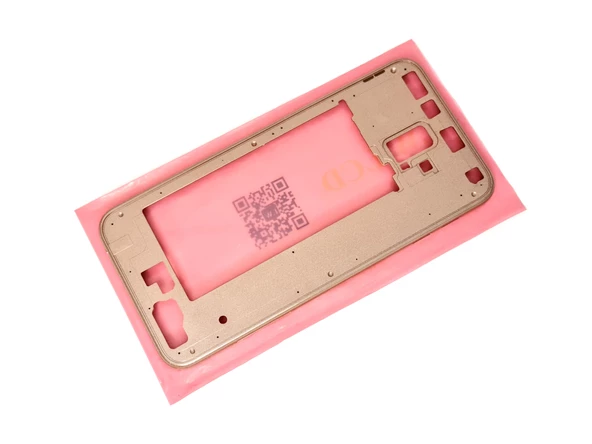 Samsung Galaxy J6 Plus FULL ORJ KASA Arka Pil Batarya Kapağı (TAMİR SETİ) GOLD - Resim 4