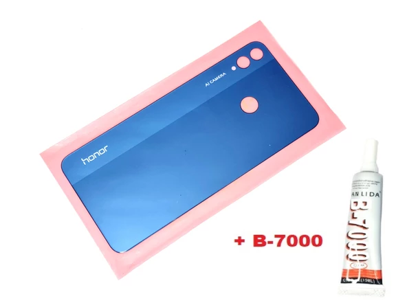 Tkgz Honor 8X Arka Pil Batarya Kapak (CAM+B-7000) MAVİ