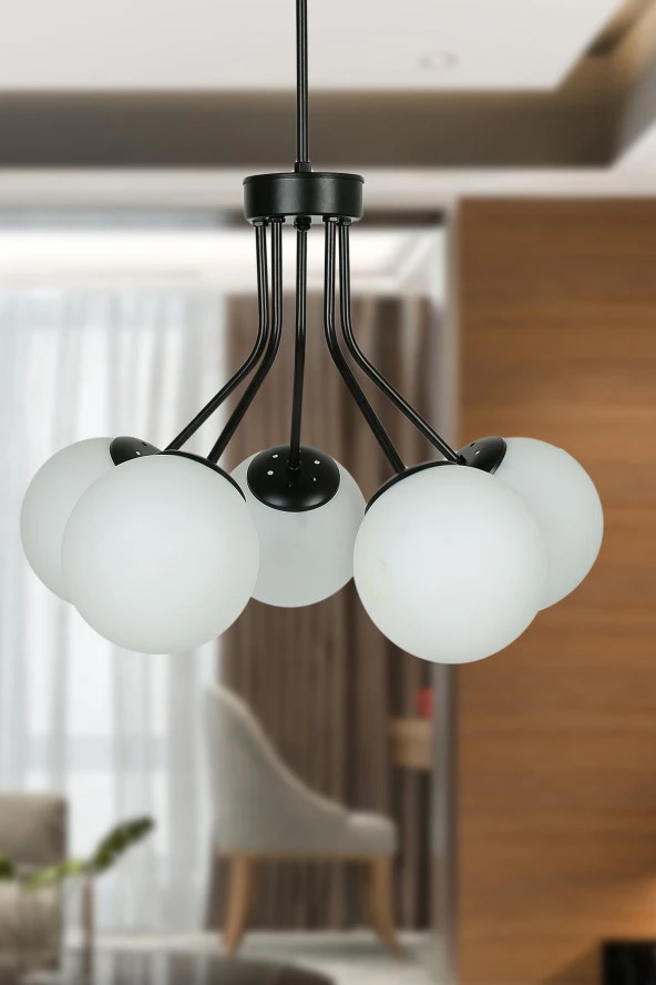 Vinner AVZ-TR04 Eskitme Kaplama 5xe27 Duylu Metal Avize