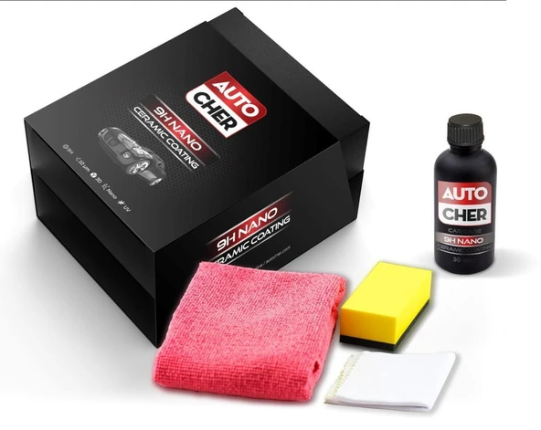 Auto Cher 9H Nano Seramik Kaplama Seti 30 ml. - 2