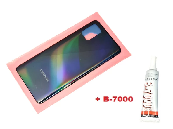 Samsung Galaxy A51 A515 Arka Pil kapağı (B-7000) SİYAH ürün görseli 1