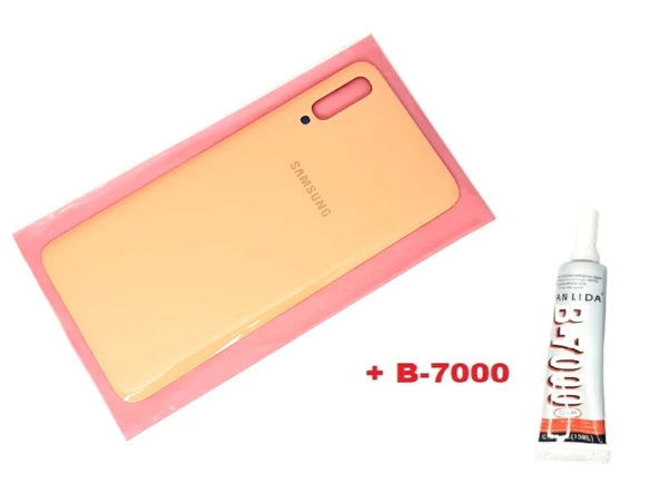 Samsung Galaxy A70 A705 Arka Pil kapağı (B-7000) TURUNCU