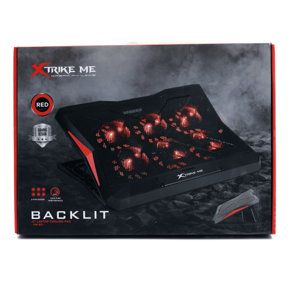 Xtrike Me FN-811 Kırmızı Aydınlatmalı Dizüstü Bilgisayar Soğutucusu
