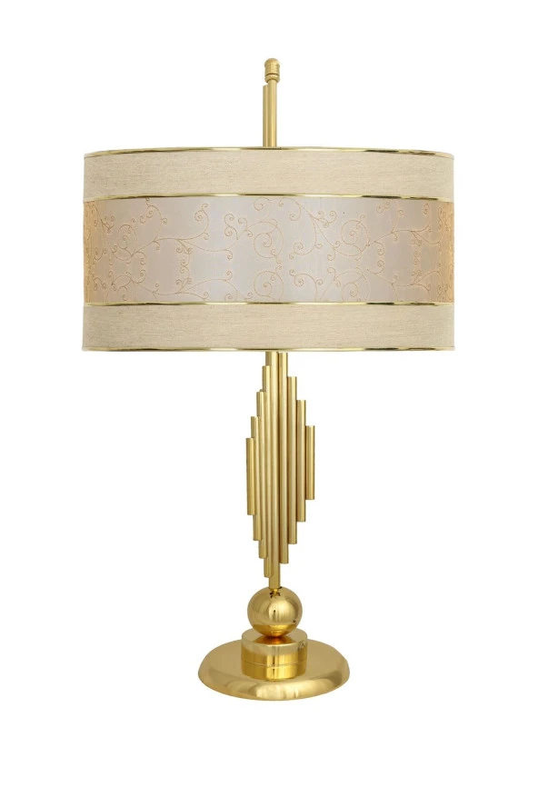 Vinner Marche Mka-001 Gold Kaplama Metal Abajur - Çift Gold Mataro