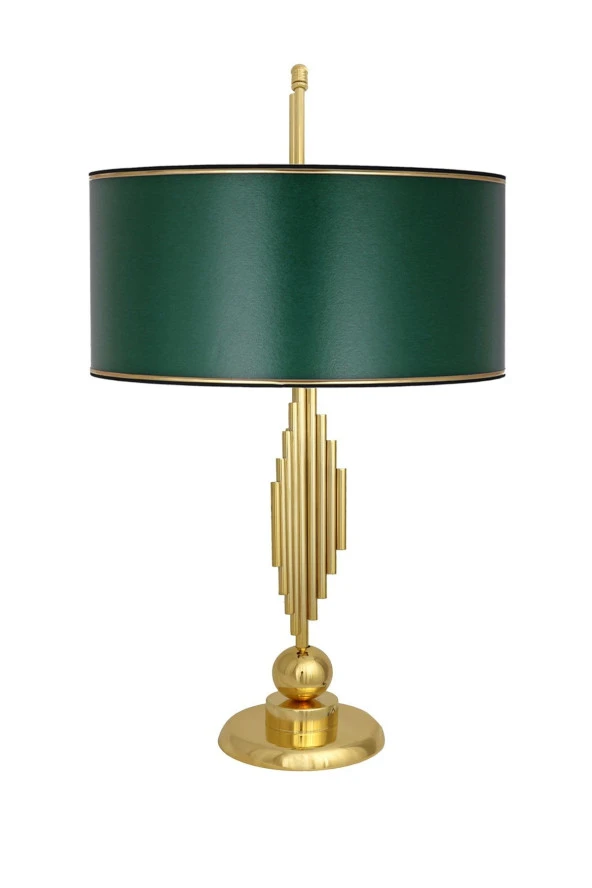 Vinner Marche Mka-001 Gold Kaplama Metal Abajur - Gold Yeşil