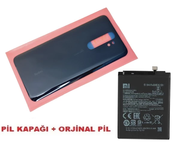 Xiaomi Redmi NOTE 8 PRO Arka Pil Batarya Kapağı + PİL (CAM) SİYAH