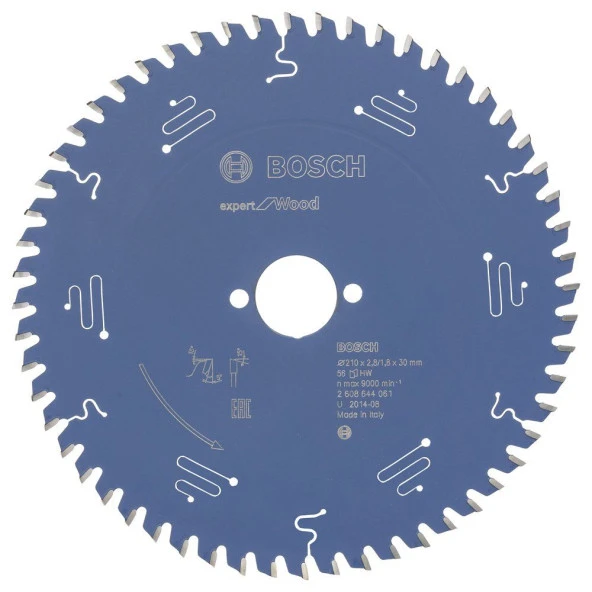 Bosch - Expert Serisi Ahşap için Daire Testere Bıçağı 210*30 mm 56 Diş